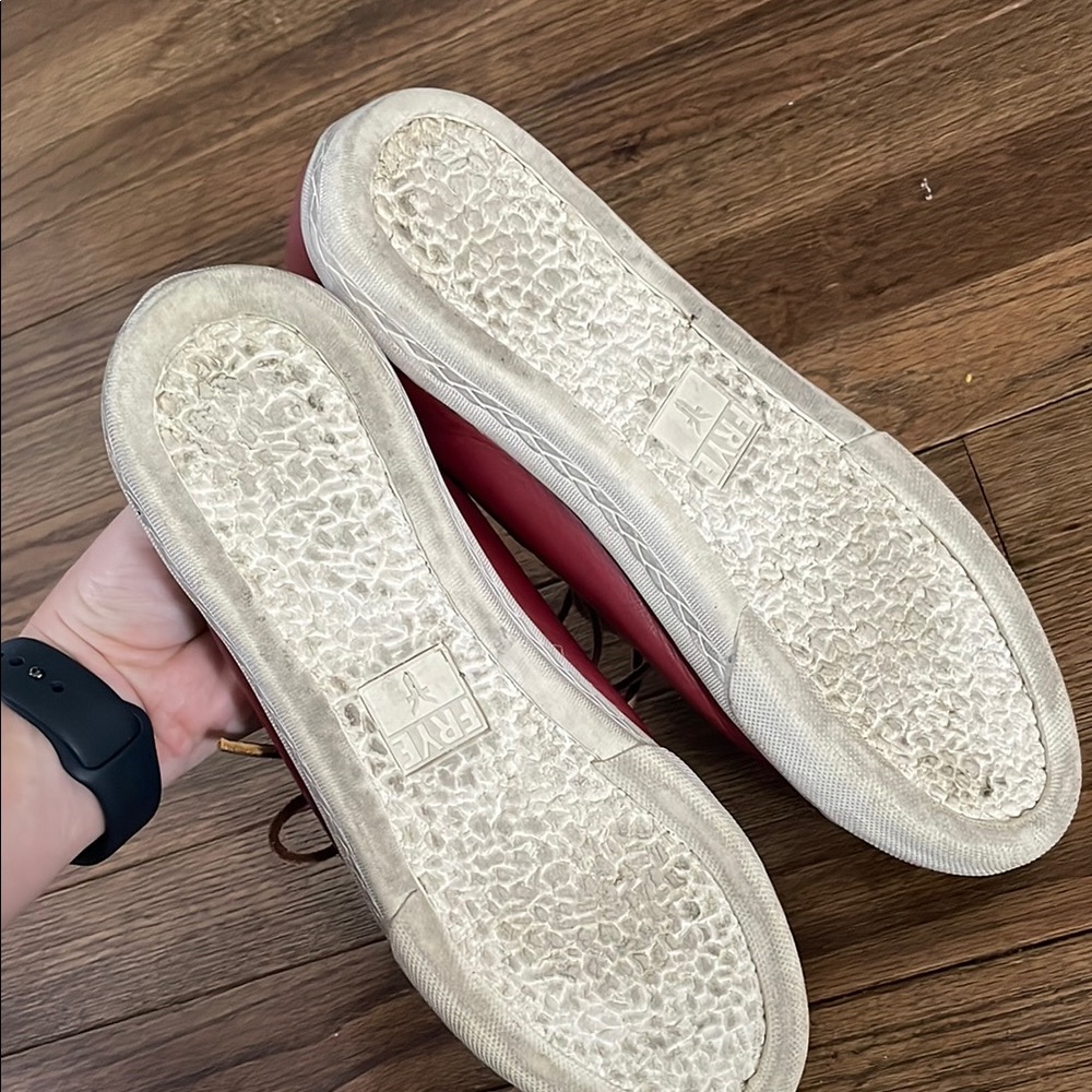 Frye Red Leather Sneakers for women - Picture 4 of 9